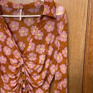 Free People Lucky Shirtee sz Large